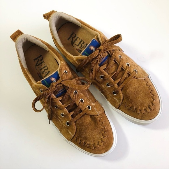 REBA by Justin Oakie Suede Moc Toe Sneakers - Picture 3 of 15